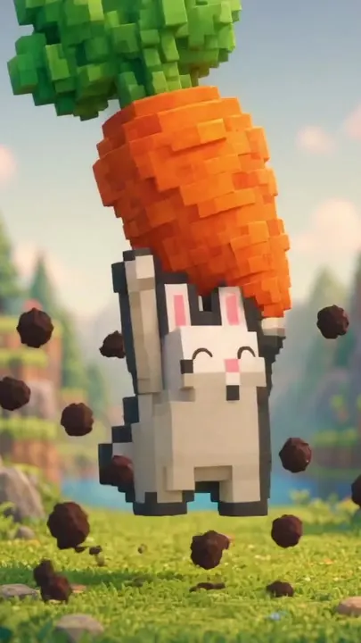 It pulls out a giant carrot